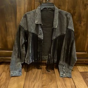 SHEIN Fringe Jacket